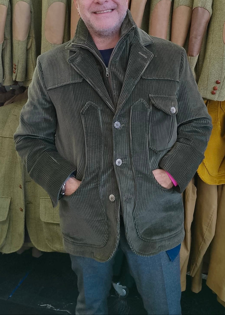 Maremmana green fustian jacket