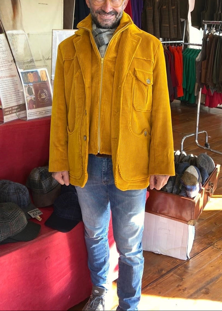 Maremmana green fustian jacket