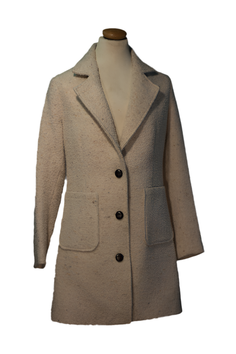 Violetta green fustian and leather trim