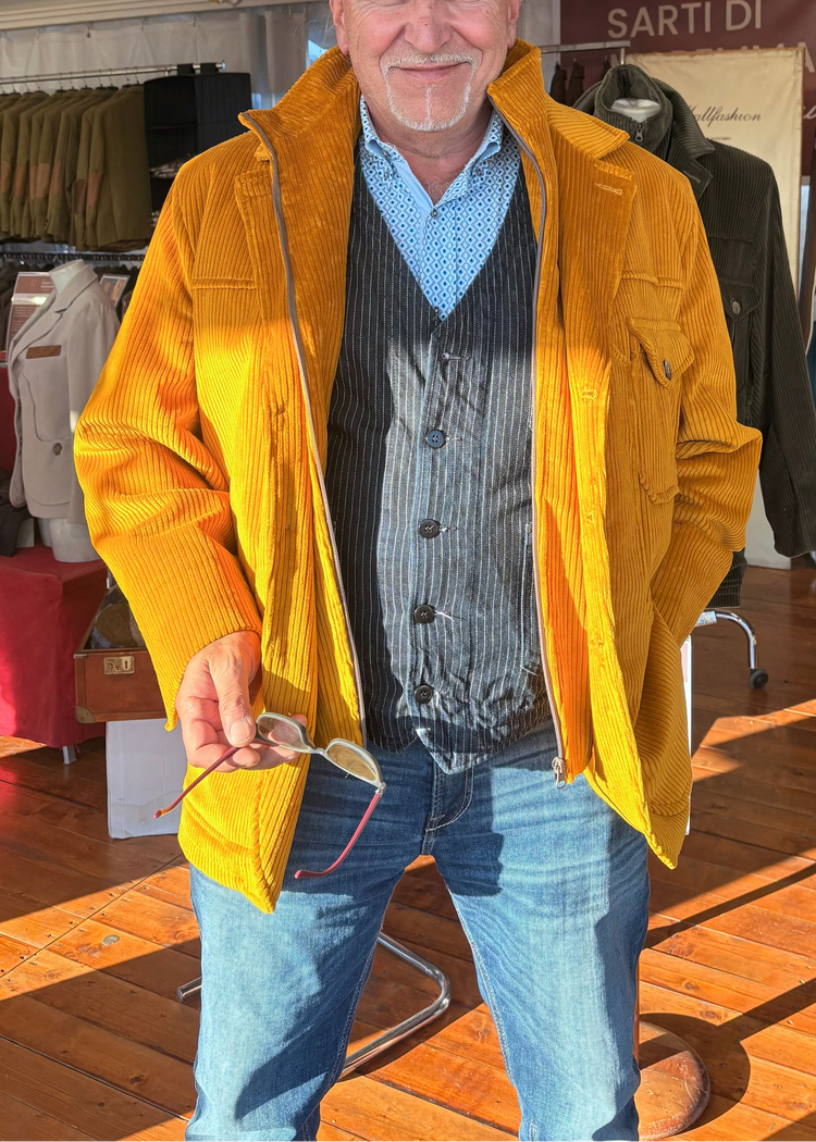 Maremmana green fustian jacket