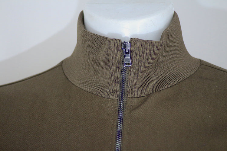 Cotton polo-style jacket