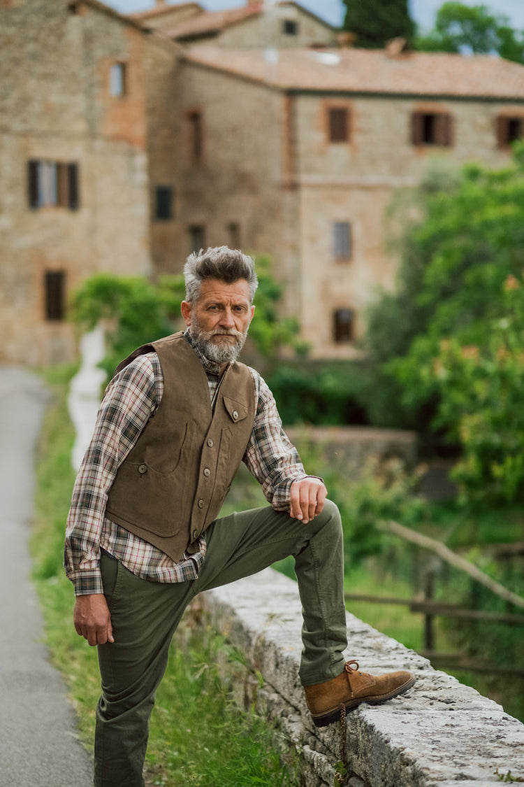 Maremmana green fustian jacket