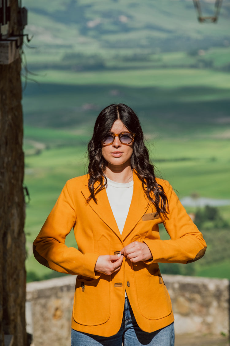 Maremma moleskin jacket, "Violetta" model