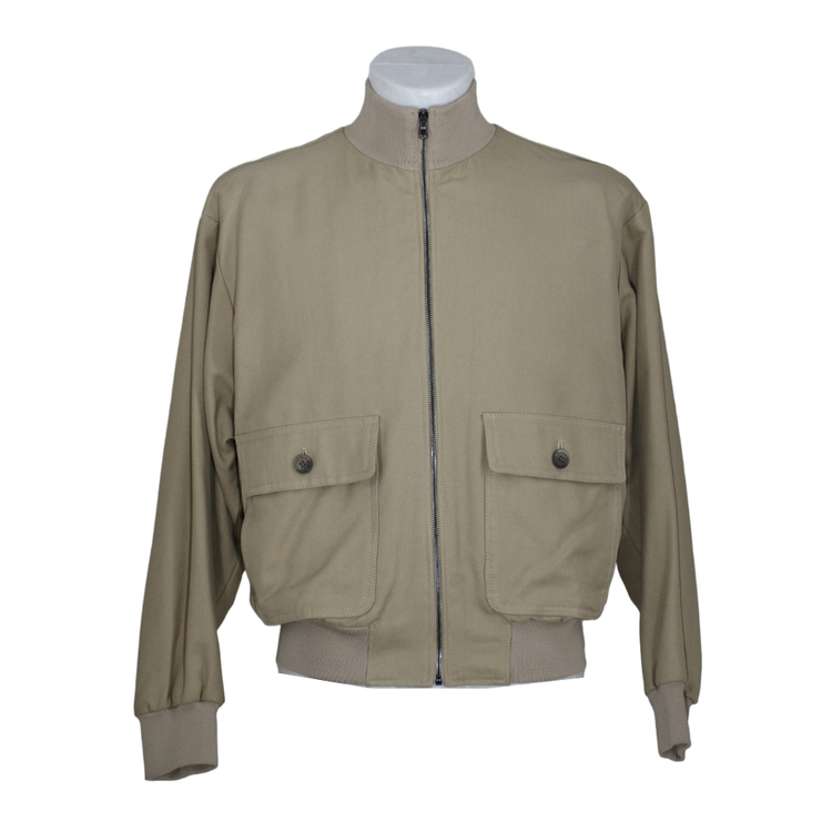 Cotton polo-style jacket