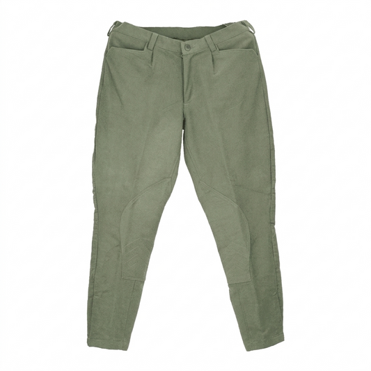 Maremma green moleskin trousers
