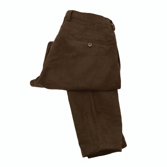 Maremma brown moleskin trousers