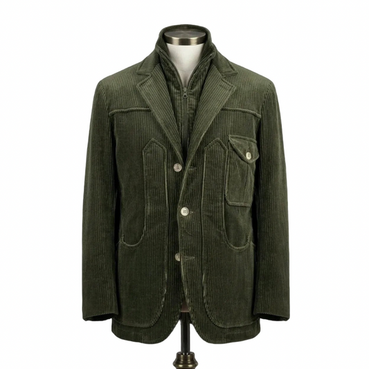 Maremmana green fustian jacket