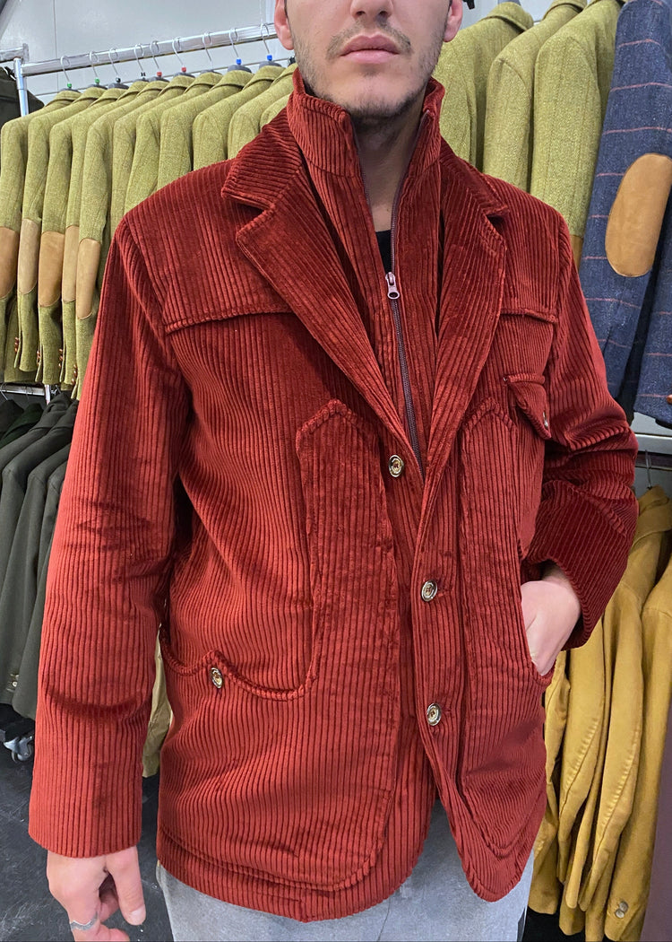 Maremmana green fustian jacket