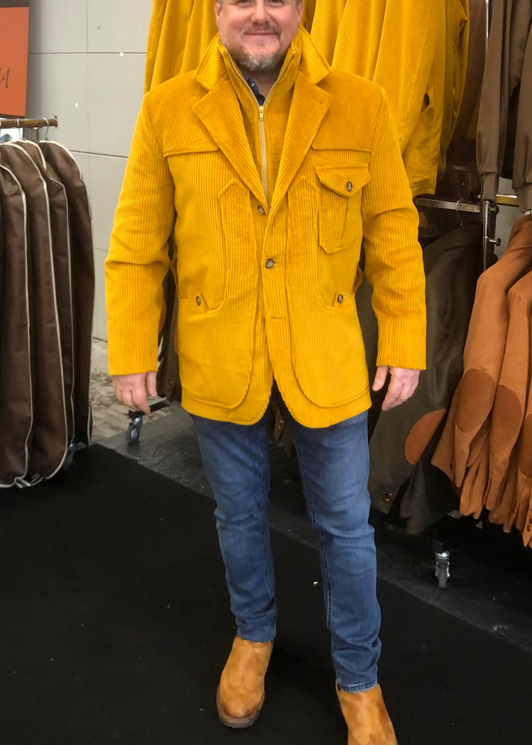 Maremmana green fustian jacket