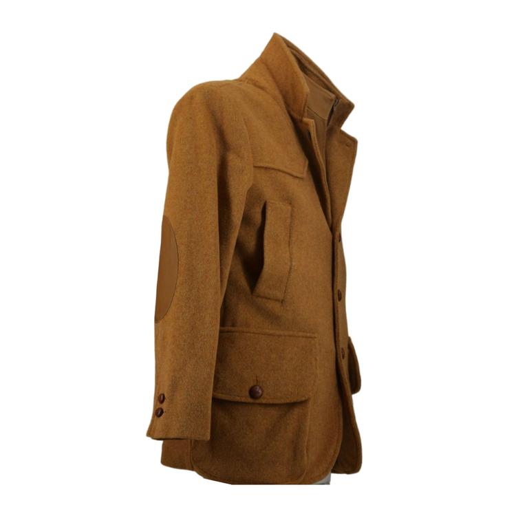 Amiata green tweed wool jacket