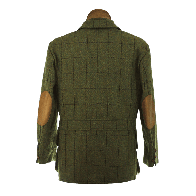 Green tweed wool jacket, "Amiata" model