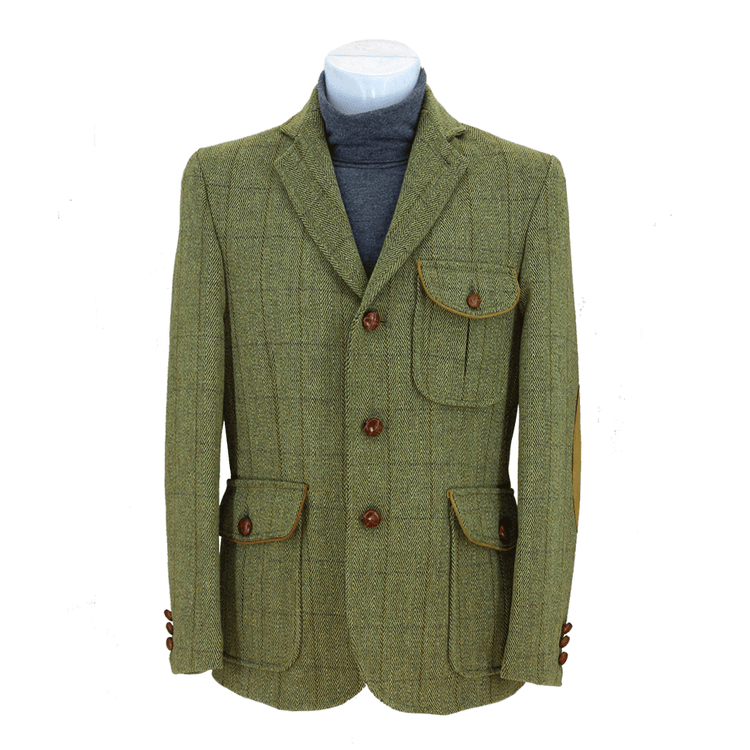"Buttero" model wool tweed jacket