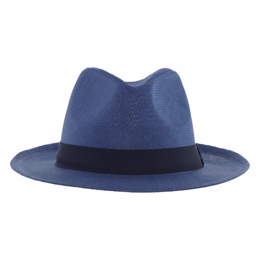 Blue paper hat