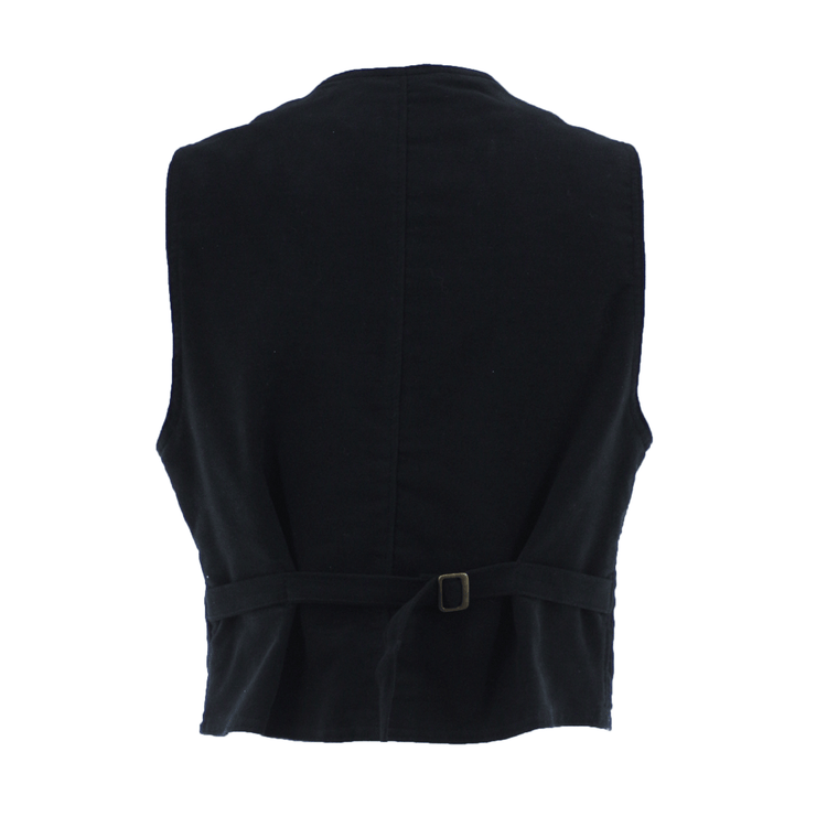 Maremma black fustian vest