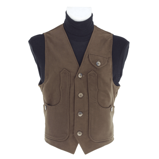 Maremma brown fustian vest