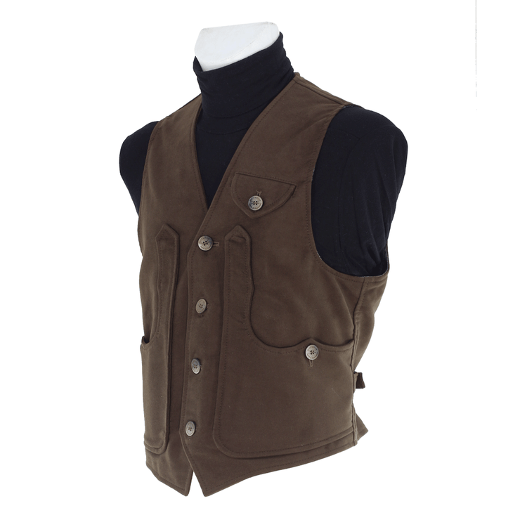 Maremma brown fustian vest