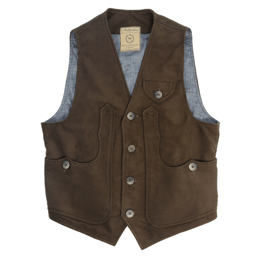Maremma brown fustian vest