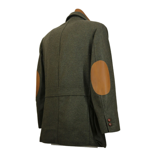 Amiata green tweed wool jacket