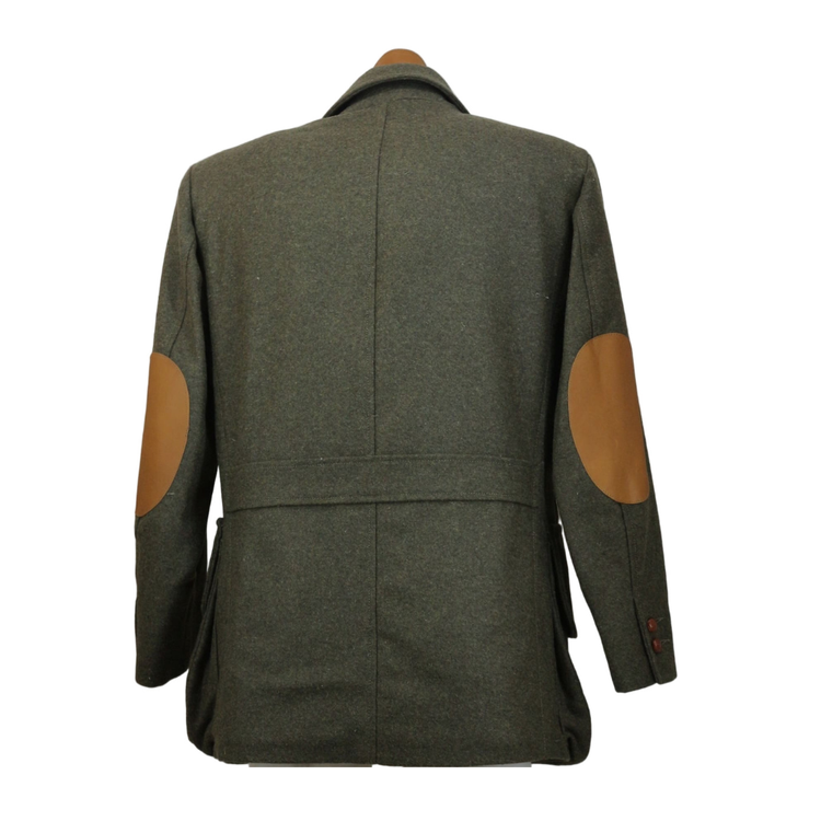 Amiata green tweed wool jacket