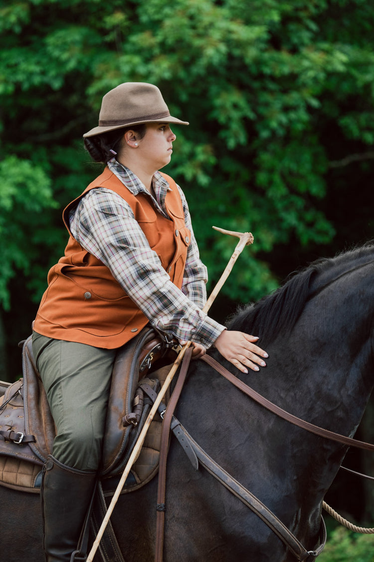 Maremma green cotton vest
