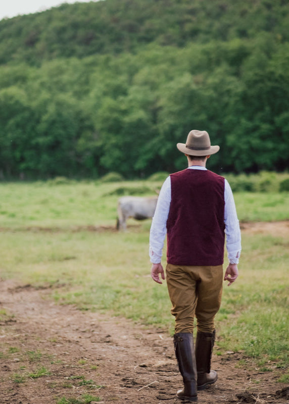 Maremma cotton trousers in khaki