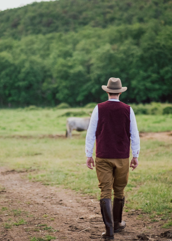 Maremma green cotton vest