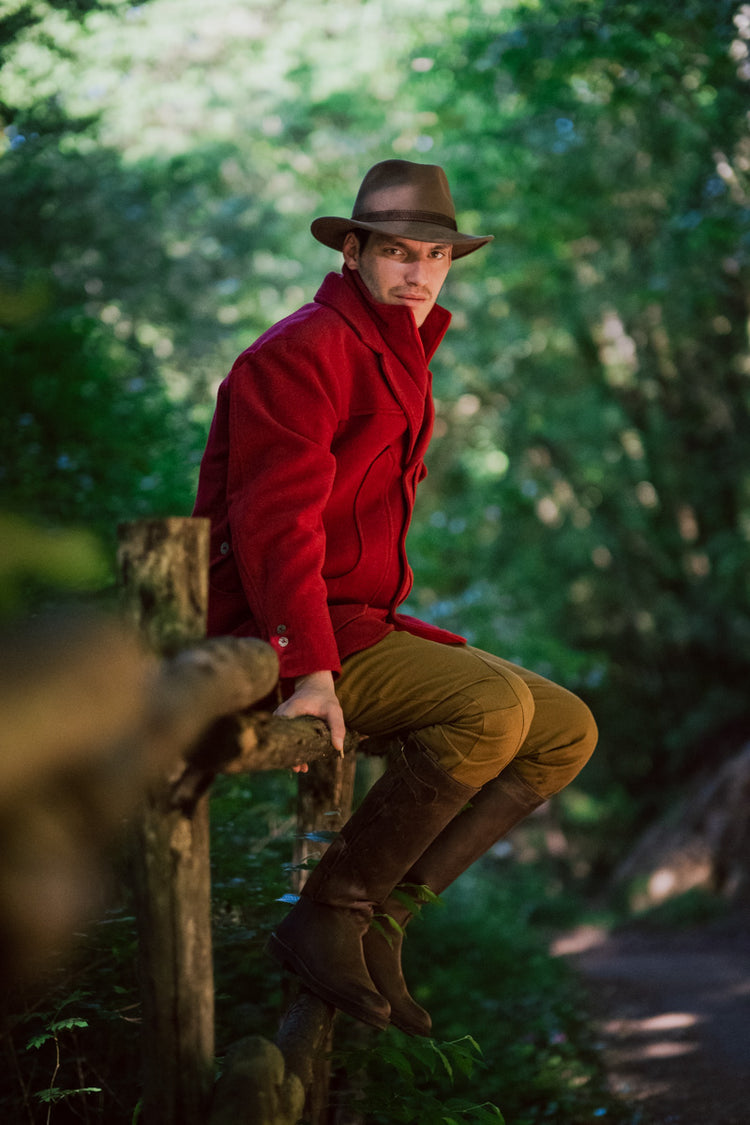 Maremmana green fustian jacket