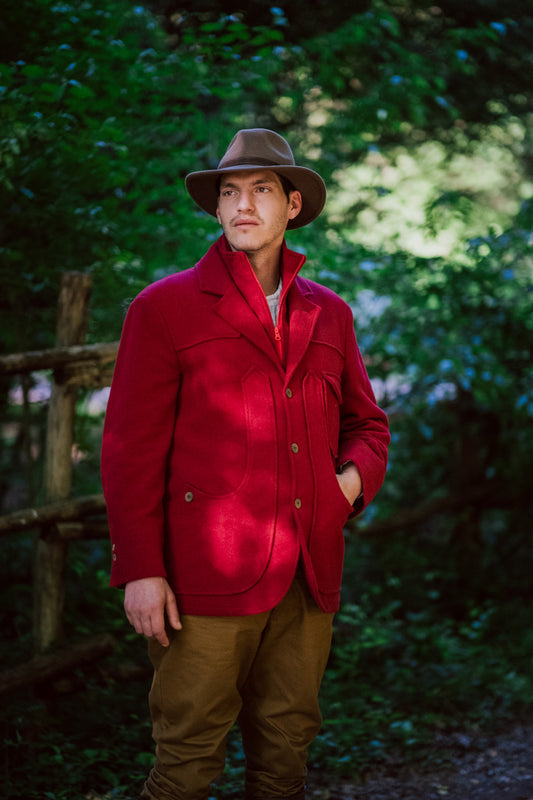 Maremmana green fustian jacket