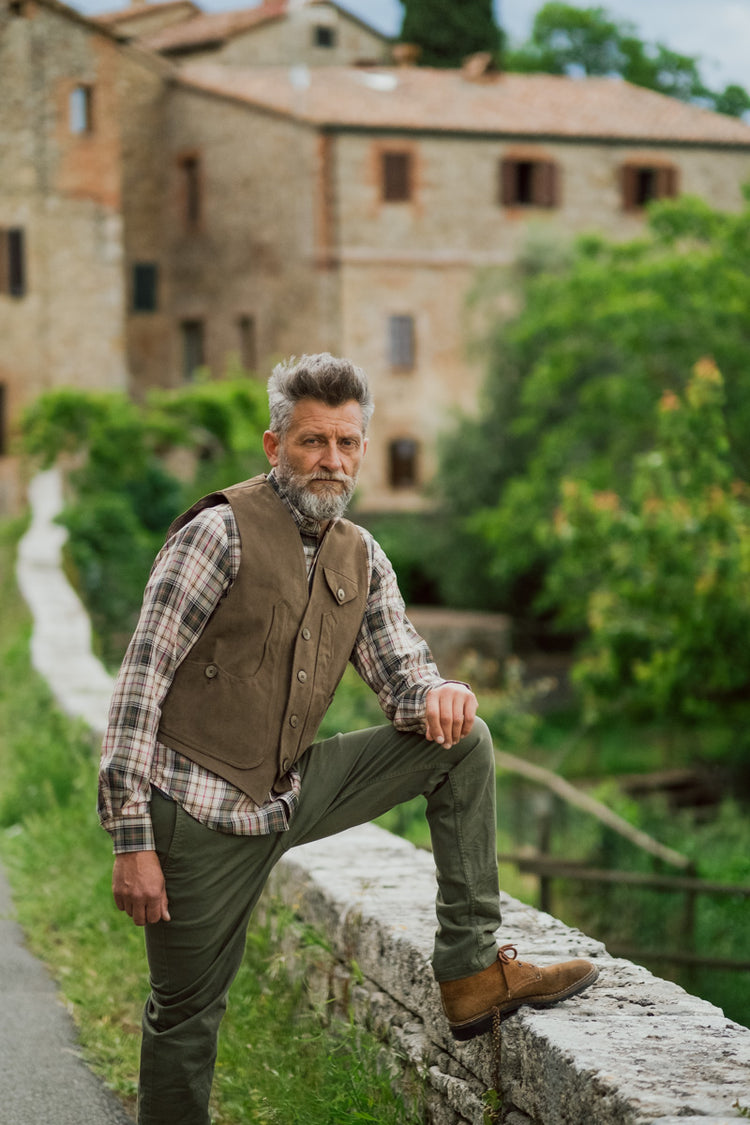 Maremma canvas vest
