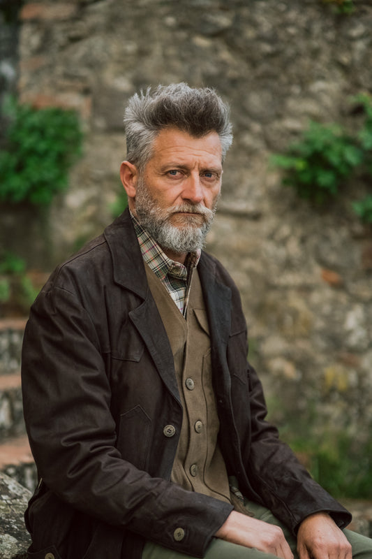 Maremmana green fustian jacket