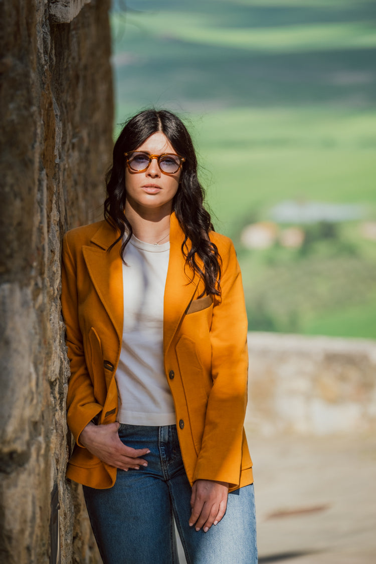 Maremma moleskin jacket, "Violetta" model