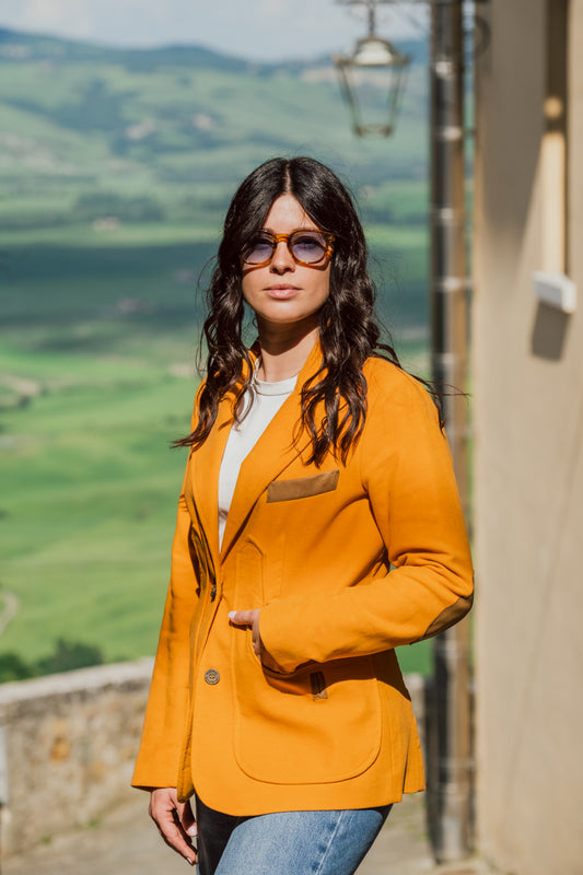 Maremma moleskin jacket, "Violetta" model