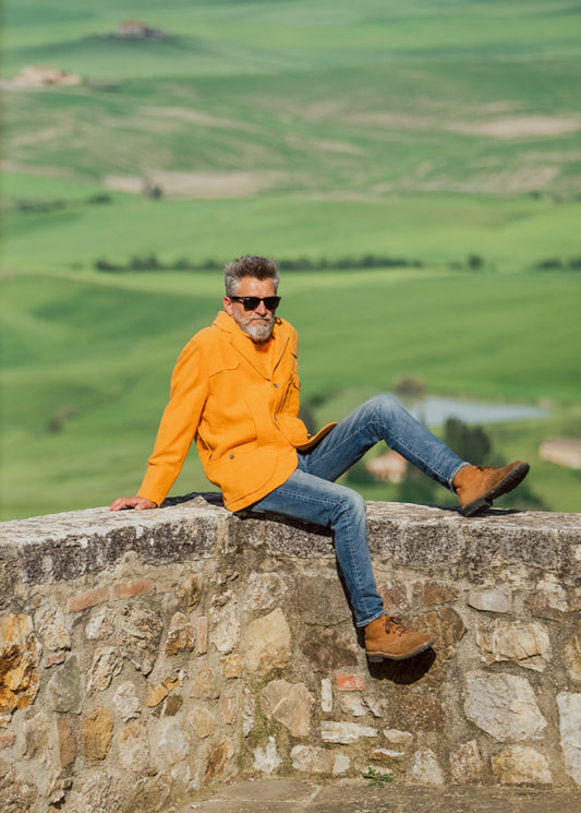 Maremmana green fustian jacket