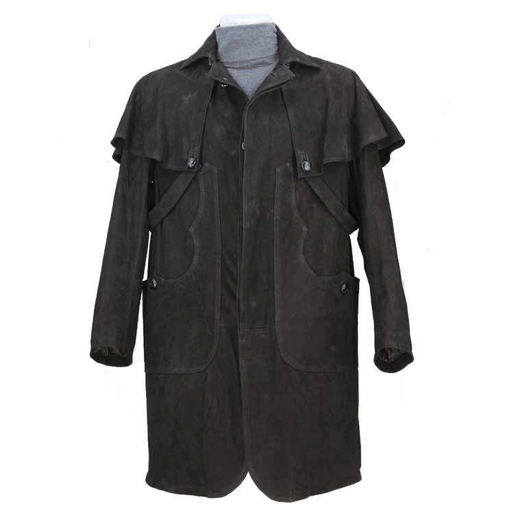 Greased calfskin cape