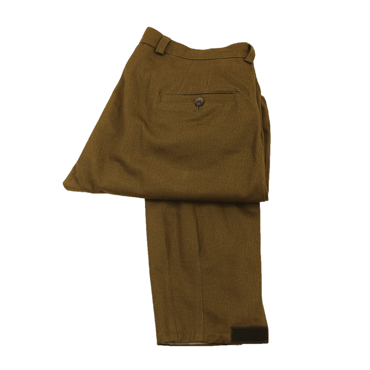 Maremma cotton trousers in khaki