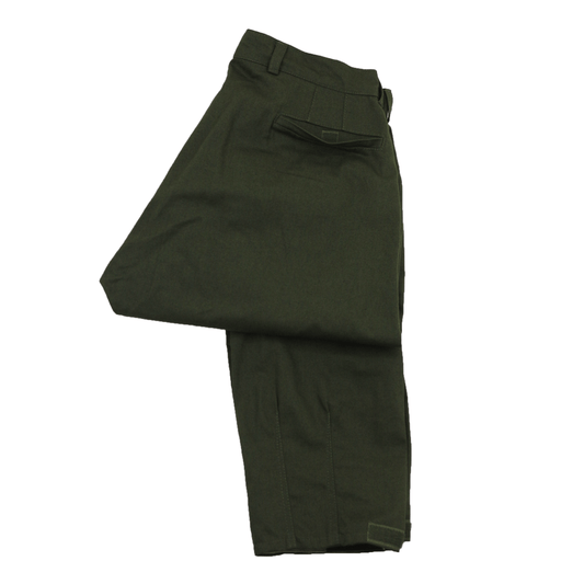 Maremma cotton trousers Massaua green