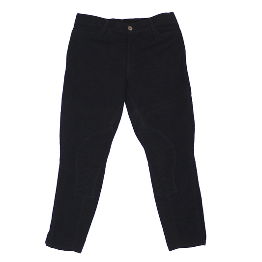 Maremma black moleskin trousers