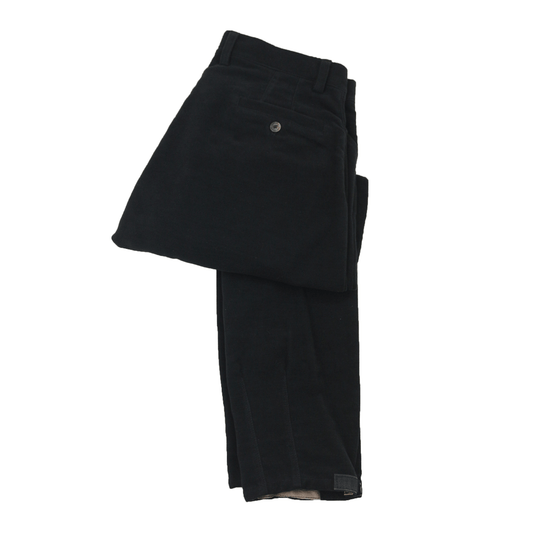 Maremma black moleskin trousers