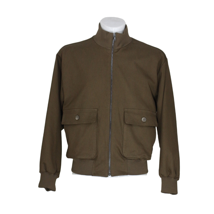 Cotton polo-style jacket