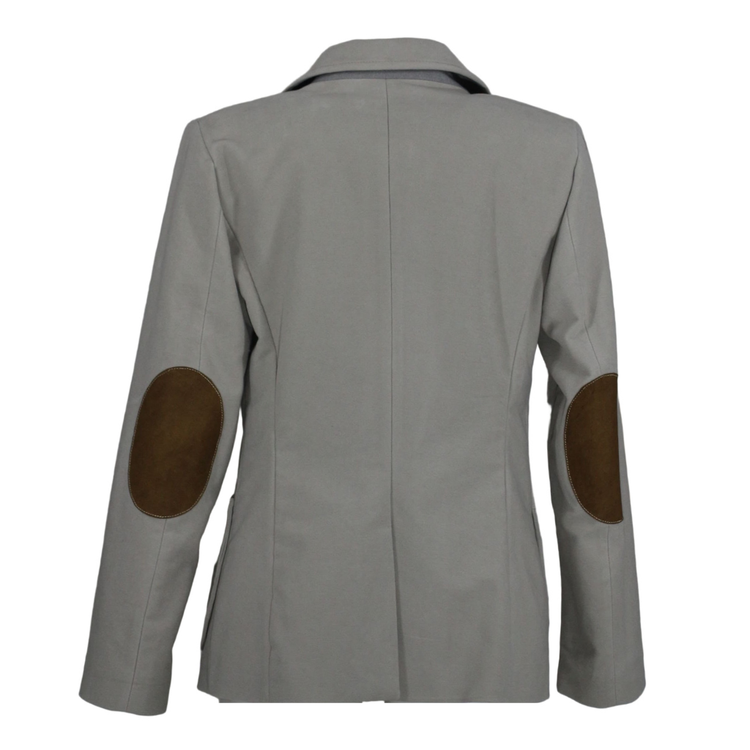 Violetta green fustian and leather trim